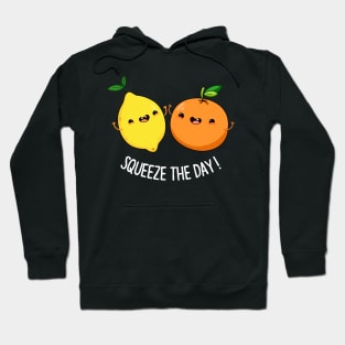 Squeeze The Day Cute Seize The Day Lemon Pun Hoodie